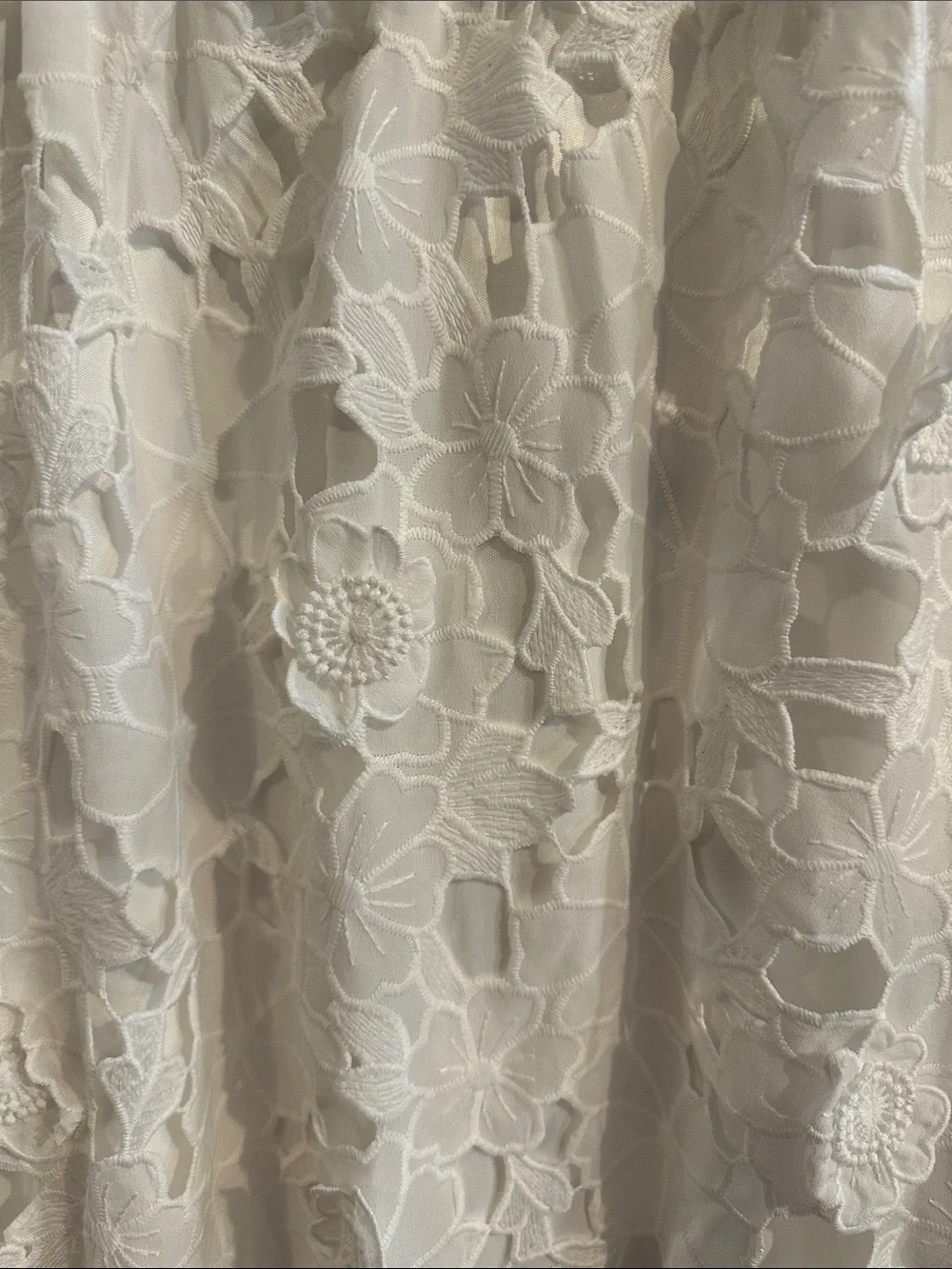Lulus White Floral Lace Midi Dress Backless NWT XXL Boho Cottagecore Coquette - Picture 3 of 11